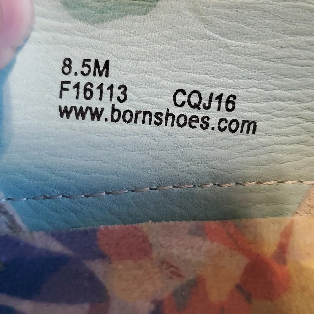 Born Women's Teal Suede Flats
